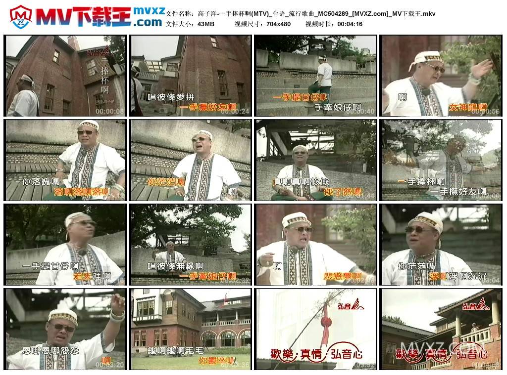 高子洋-一手捧杯啊(MTV)_台语_流行歌曲_MC504289